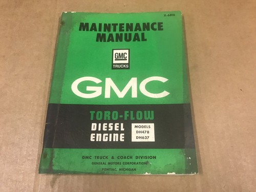 Vintage gmc toro flow - vintage, diesel
