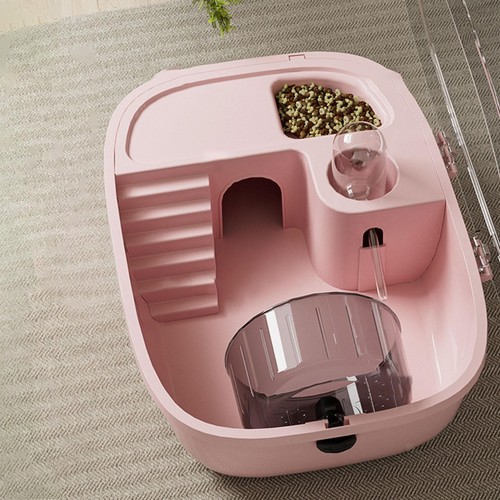 Hamster cage with openable - cage, top