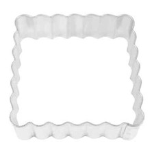 Fluted Square 2.75'' Cookie