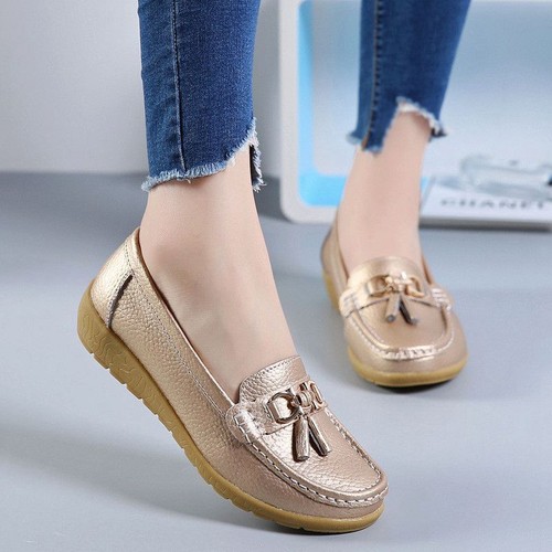 Fit shoes loafer wide slip - fit,