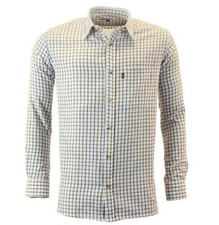 Game Tattersall Shirt Brown Navy Check Men's Country Hunting Shooting