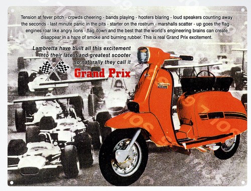 Scooter metal sign northern - scooter,