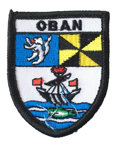 Oban scotland embroidered - oban,