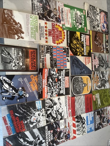 Speedway programmes job lot - -,