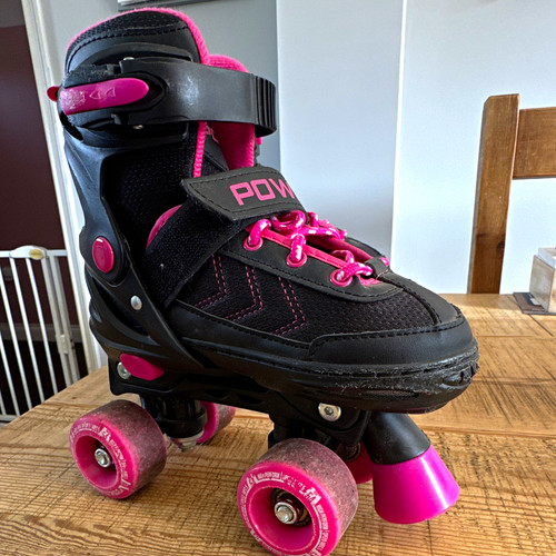Power adjustable quad - adjustable, roller