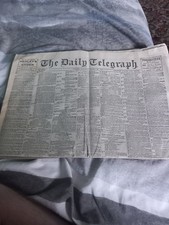 The Daily Telegraph  Titanic Commemorative Reprint Newspaper