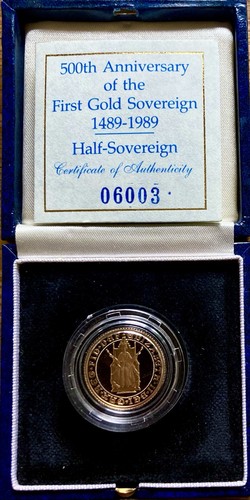 1989 500th anniversary gold - 500th,
