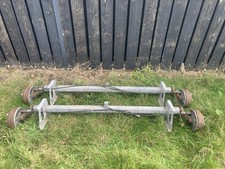 1) Trailer Axle With Suspension.
