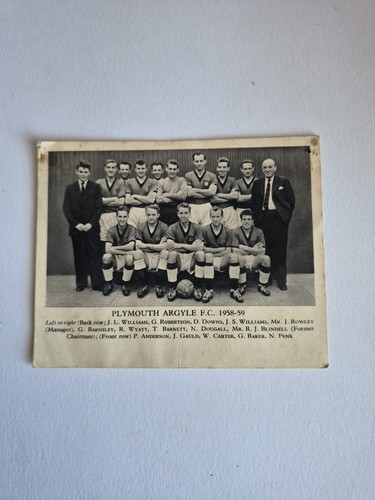 Plymouth argyle 1958 b - fc, b&w