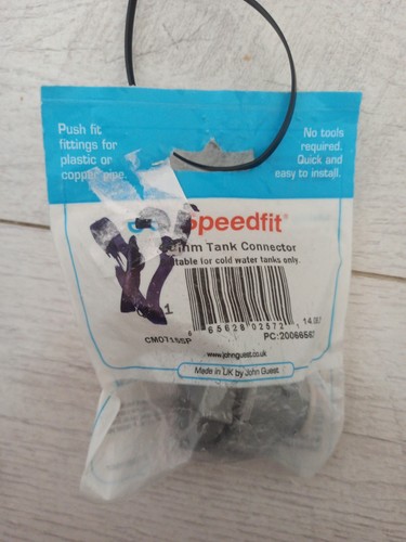 Speedfit tank connector - speedfit, mm