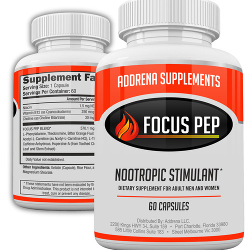 Focus pep otc stimulant - focus,