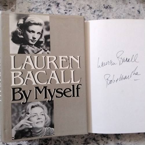 Lauren bacall signed autobio - lauren,