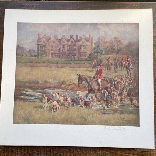 Lionel edwards signed fox - edwards,