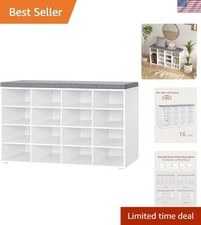 Compact 16-Cubby Shoe