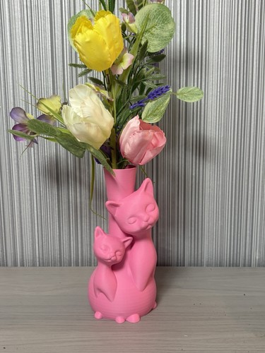 20cm cat kitten vase cute - 20cm,