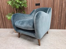 Designer Label Development Armchair In Sopping Seagrass Clever Velvet