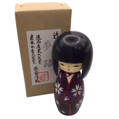 Japanese kokeshi wooden doll - kokeshi,
