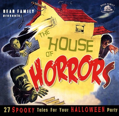 House horrors bear family - house,