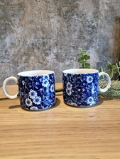 Burleigh ironstone cups - cups, calico
