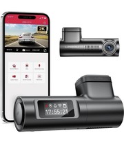 Lingdu D100 2.5K Dash Cam with WiFi, GPS, Voice Control & Night Vision