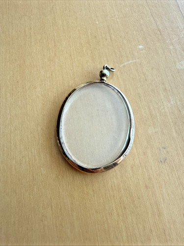 Antique 9ct gold double sided - antique,