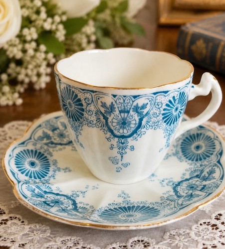 Stunning wileman foley teacup - stunning,