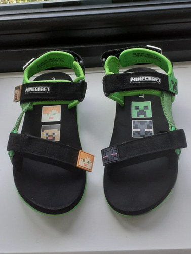 Next minecraft boys sandals - minecraft,