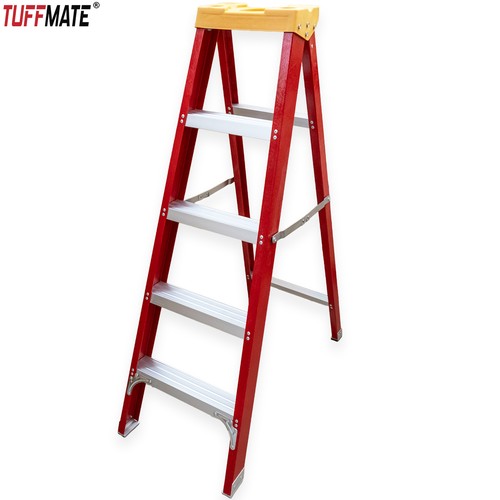 Fibreglass step ladder tread - 5,