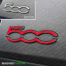 500 Dashboard Badge Colour Change Overlay Decal Sticker, Fiat 500 & Abarth 595