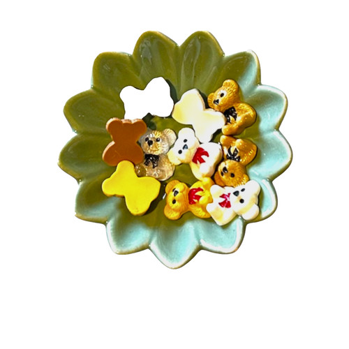 Miniature resin teddy bears - miniature,