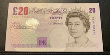 Bank england note - £20, of