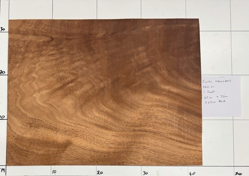 Mahogany swirl real wood - mahogany,