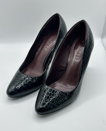 Next women black croc - women's,