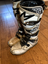 ALPINESTARS TECH 8 CLASSIC MX ATV QUAD BOOTS  EU 40.5  WHITE/BLACK