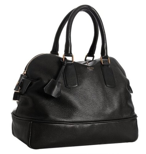 Celine bowling large black bag - bowling,