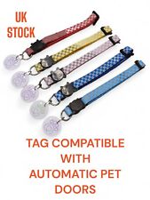 Reflective Safety Cat Collar with Quick Release & RFID Tag – SureFlap Compatible