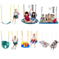 VEVOR Toddler Swing Seat Tree/Saucer/ Platform/High Back Swing for Kids Outdoor