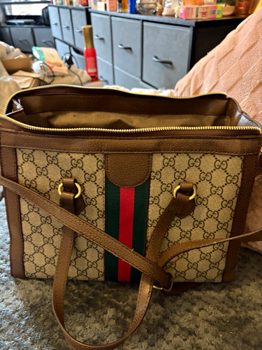 Gucci canvas tote - gucci, bag