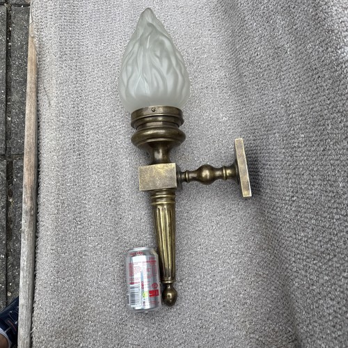 Vintage torch wall light - vintage,