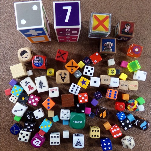 Dice lot odd mixed collector - dice,