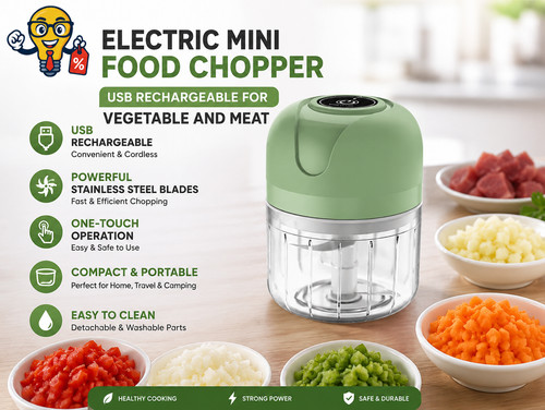 Electric mini food chopper usb - chopper,
