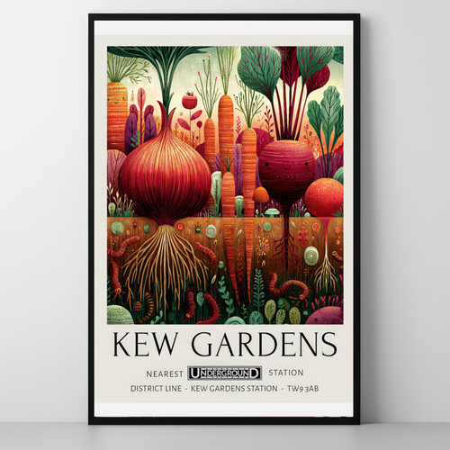 Kew gardens botanical - kew, vintage