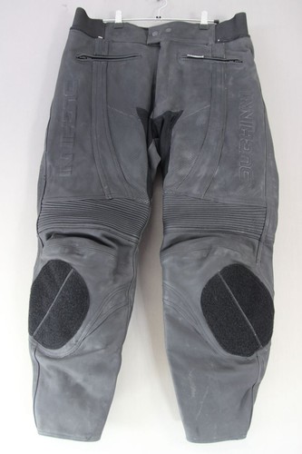 Duchinni black leather biker - leather,