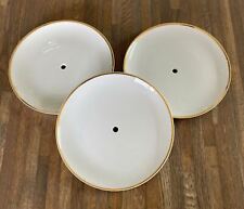 3 x Plain White Porcelain Cake