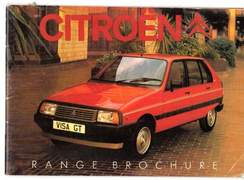Citroen range 1982 uk - 1982-83,