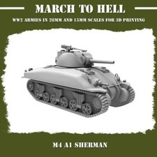 US M4 Sherman Tank - 28mm -
