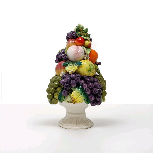 Vintage majolica style floral - vintage,