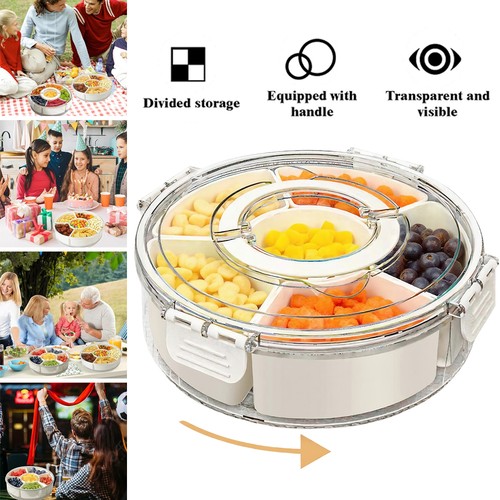 Snack box with compartments - with, 6