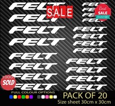 FELT Vinyl Decal Stickers
