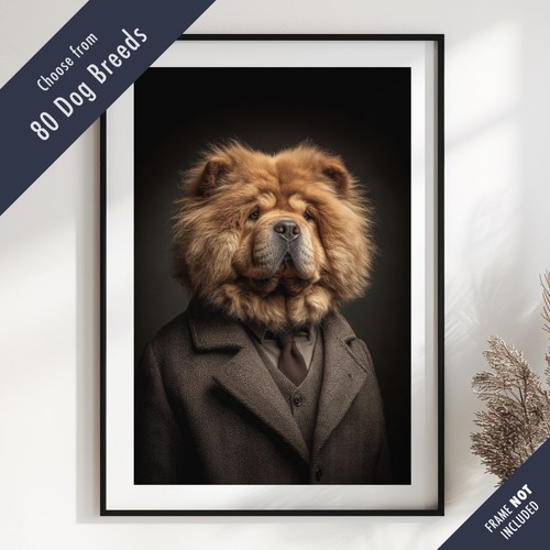 Smartly dressed dog portrait - dog,